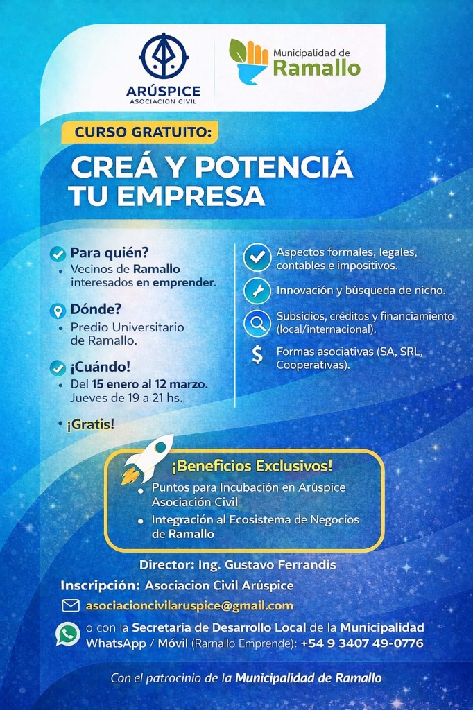 Flyer Curso Ramallo